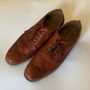 Cole Haan Men's Tan Leather Oxfords